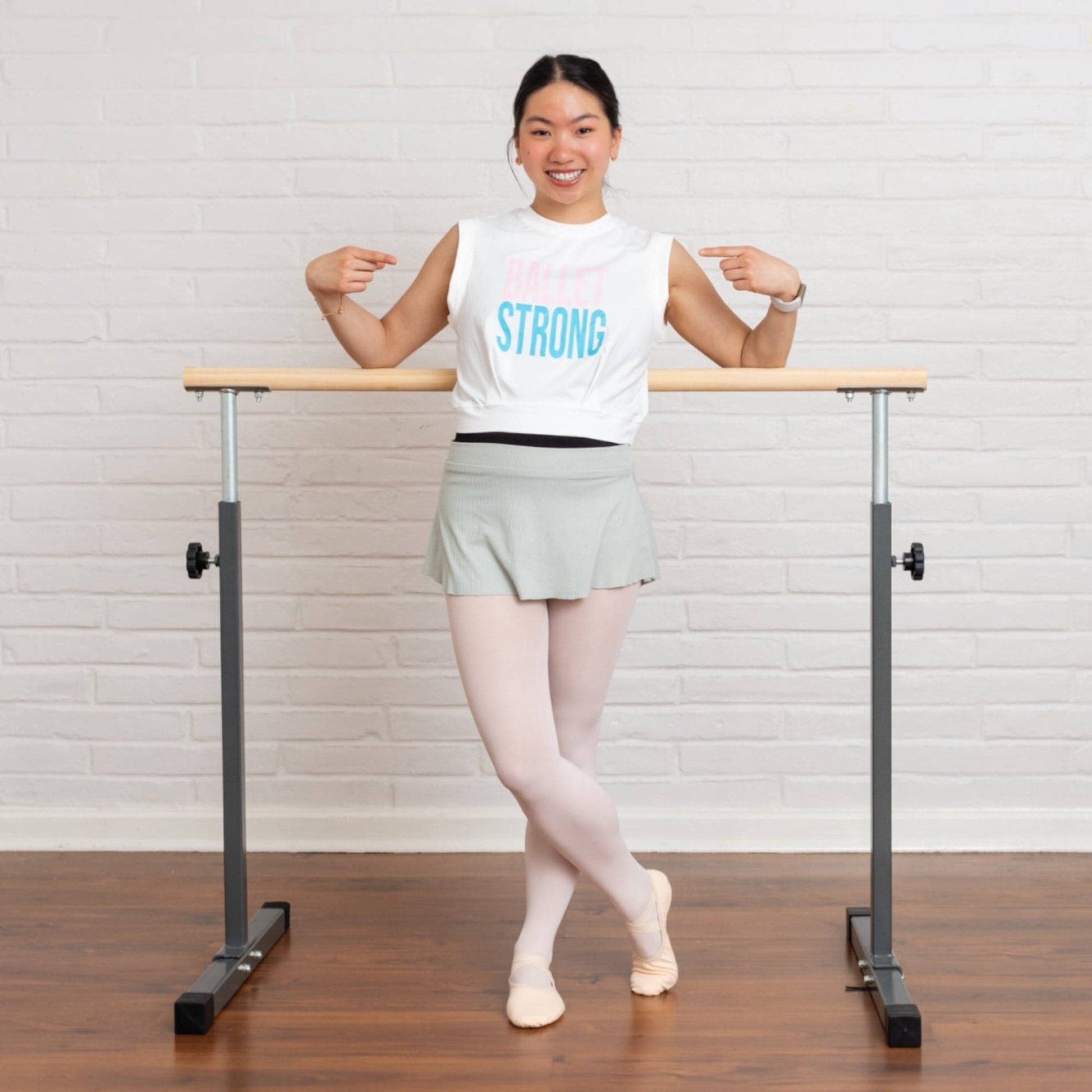 BALLET STRONG Crop Tank Top - Fudge Dance Apparelwomen's tops
