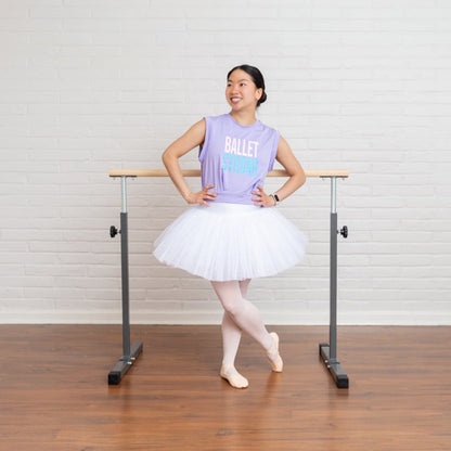 BALLET STRONG Crop Tank Top - Fudge Dance Apparelwomen's tops