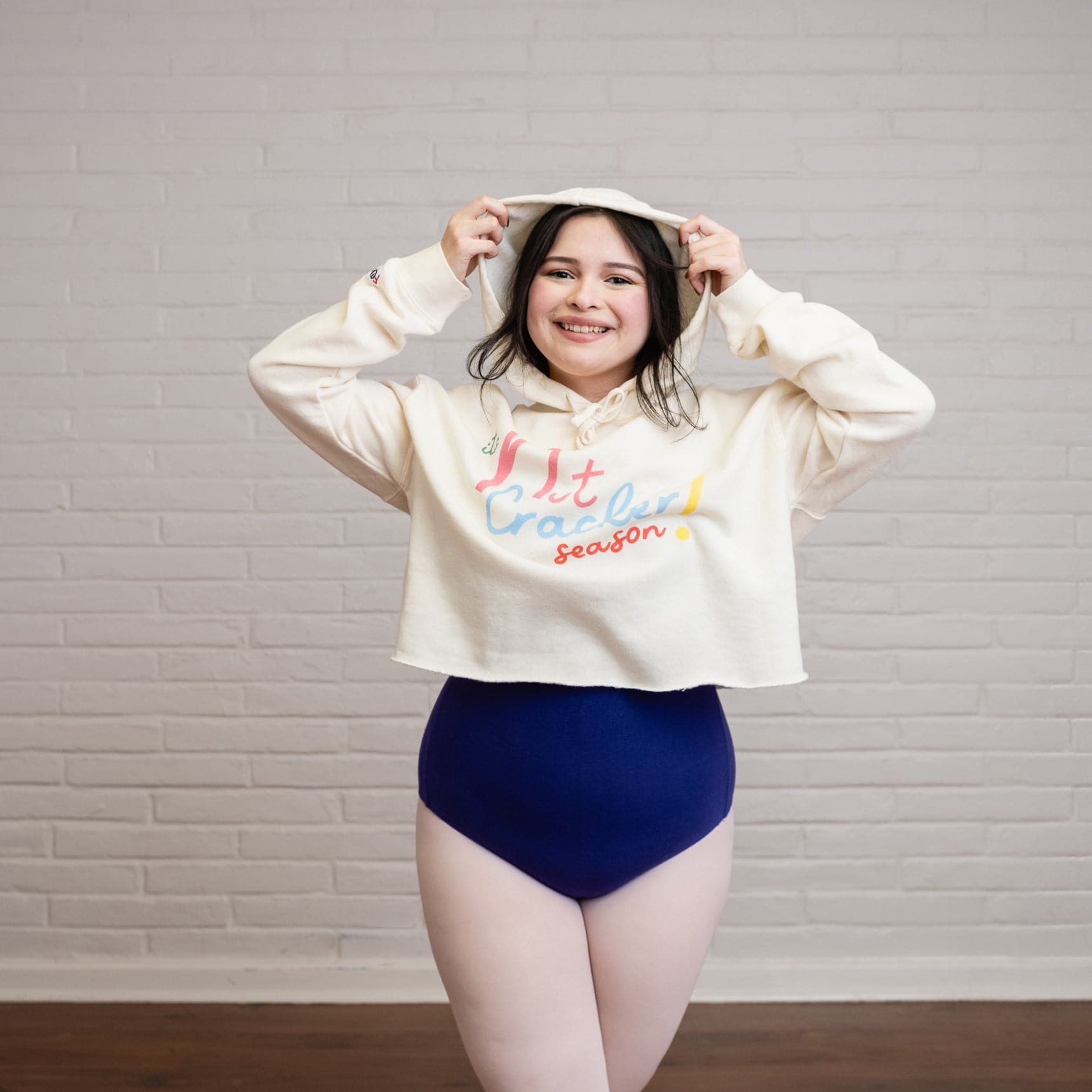 IT'S NUTCRACKER SEASON! Lightweight Crop Hoodie - Fudge Dance Apparelhoodies