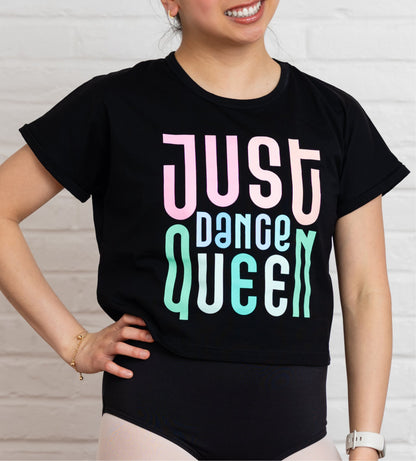 JUST DANCE QUEEN Crop Top - Fudge Dance Apparelwomen's tops