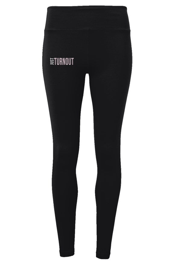 JUST TURNOUT Performance Leggings - BLACK - Fudge Dance Apparelleggings