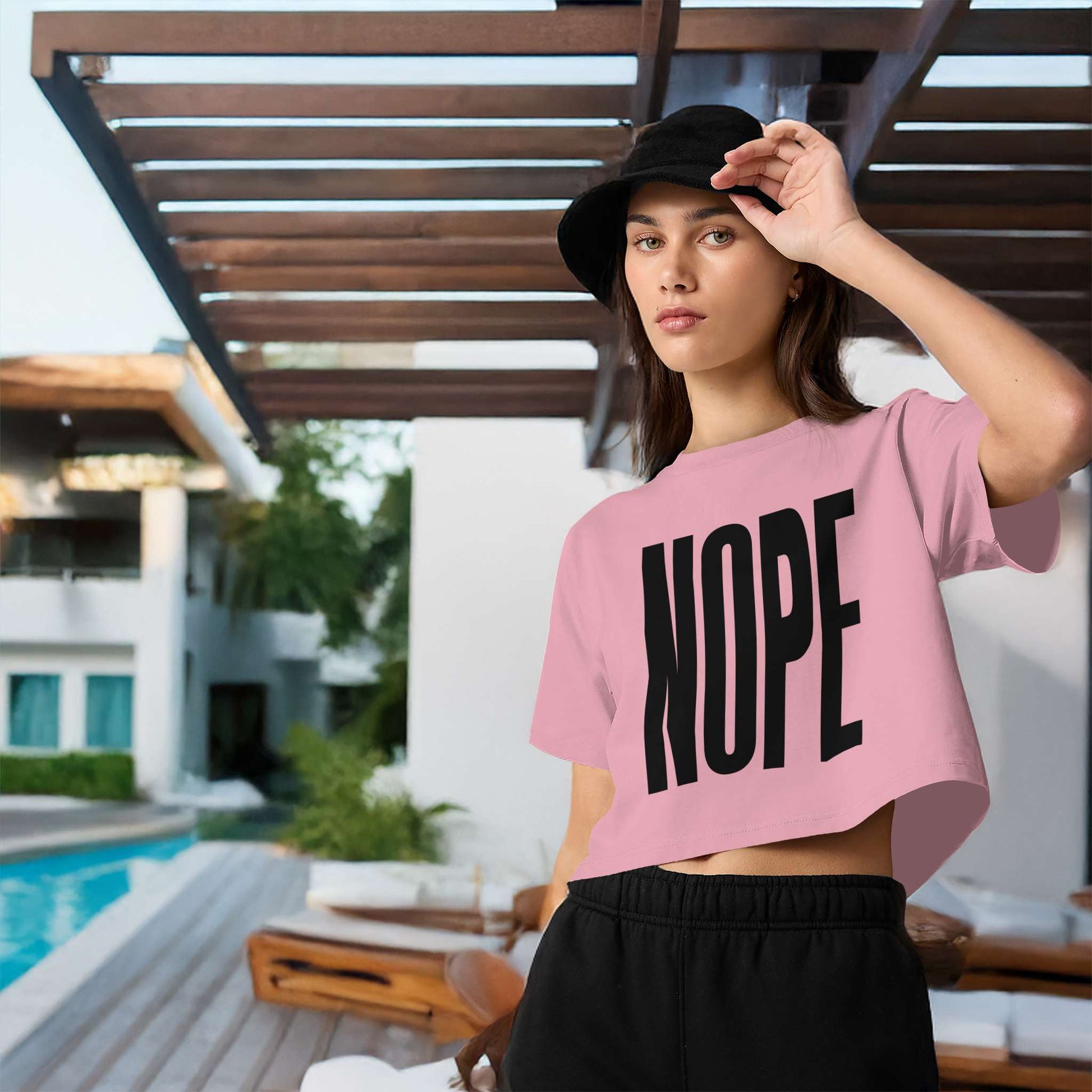 NOPE Crop Tee - Fudge Dance Appareltshirts
