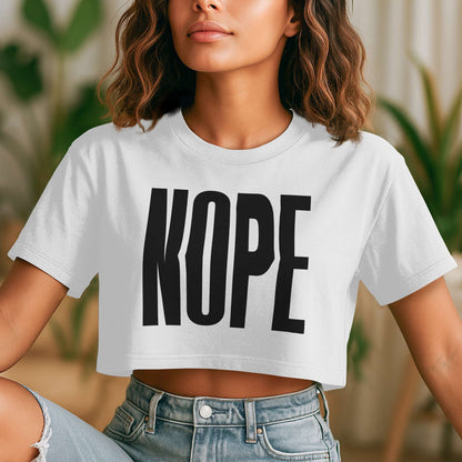 NOPE Crop Tee - Fudge Dance Appareltshirts