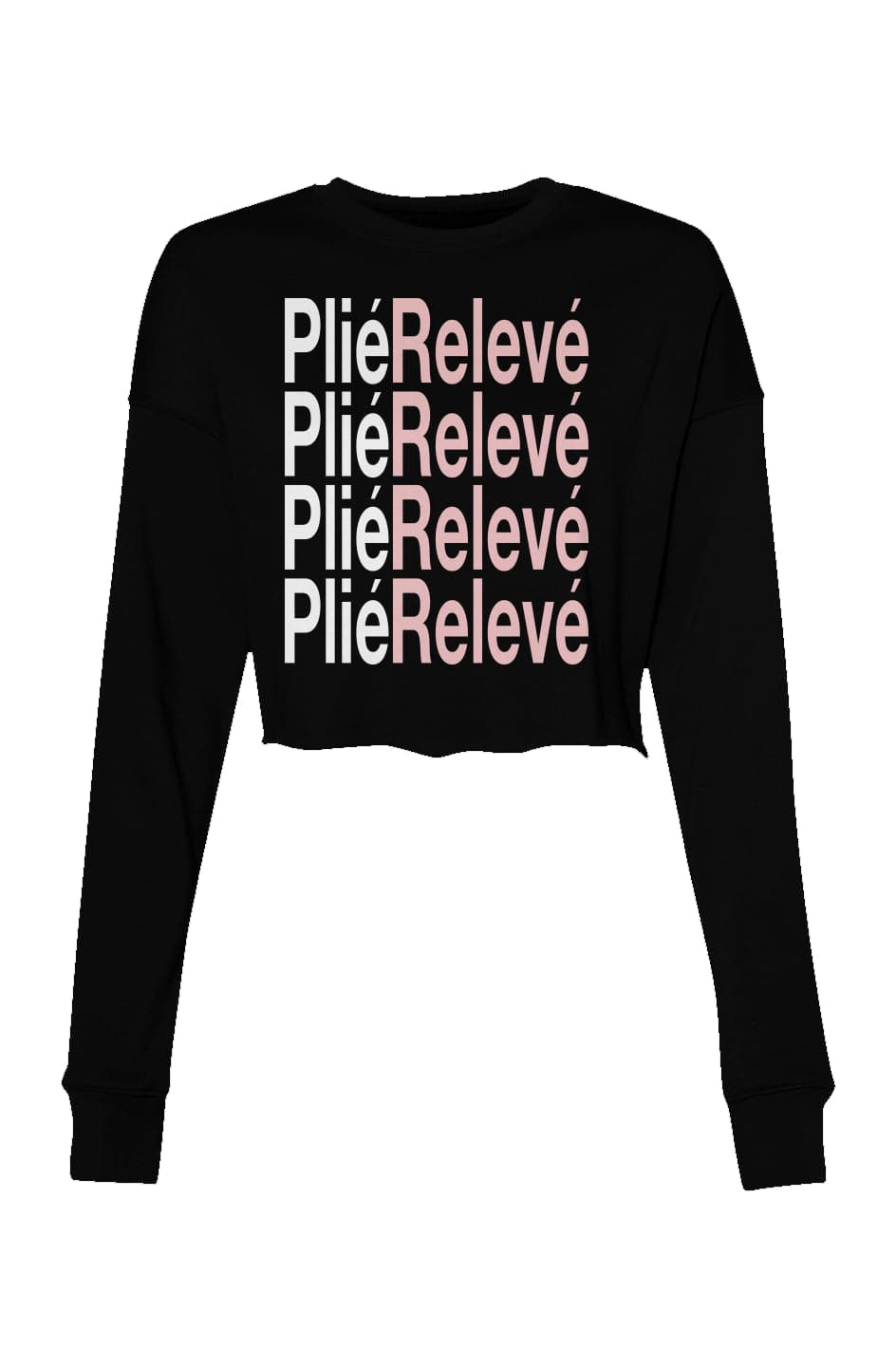 Plié Relevé Crop Crew Fleece - Fudge Dance ApparelWomens sweatshirts