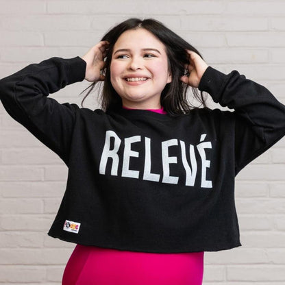 RELEVE Lightweight Cropped Crew - Fudge Dance ApparelWomens sweatshirts