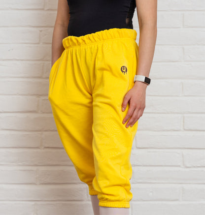 Yellow Soft Trash Bag Pants - Fudge Dance ApparelWomens pants